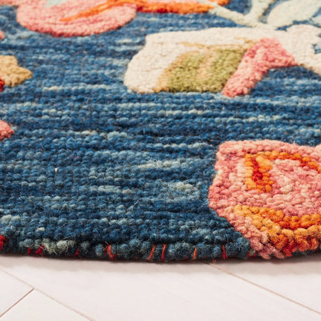 Safavieh Aspen 5'-0" x 5'-0" Rug in Blue / Orange