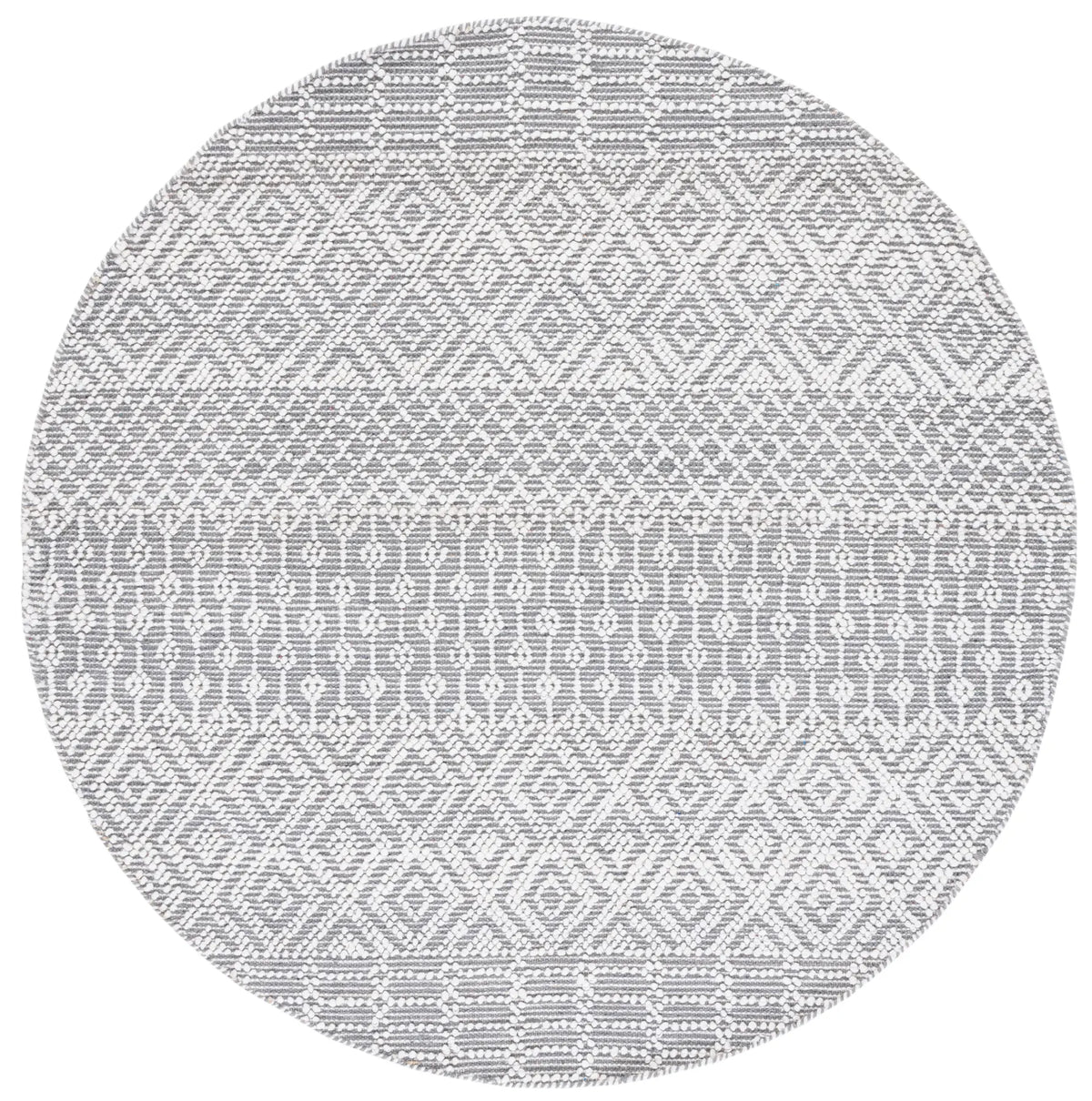 Safavieh Casablanca 6'-0" x 6'-0" Rug in Grey / Ivory