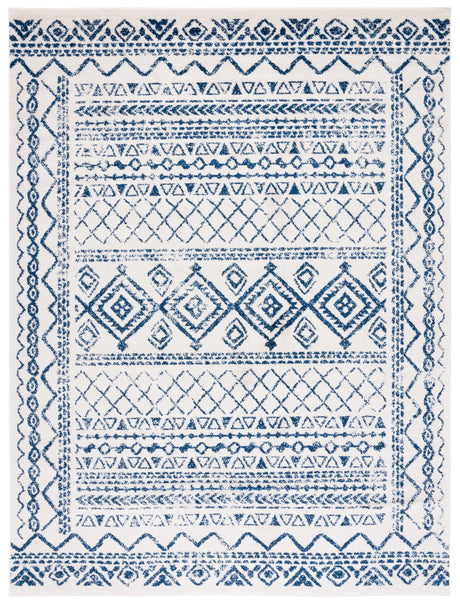 Safavieh Tulum 10'-0" x 13'-0" Rug in Ivory / Navy