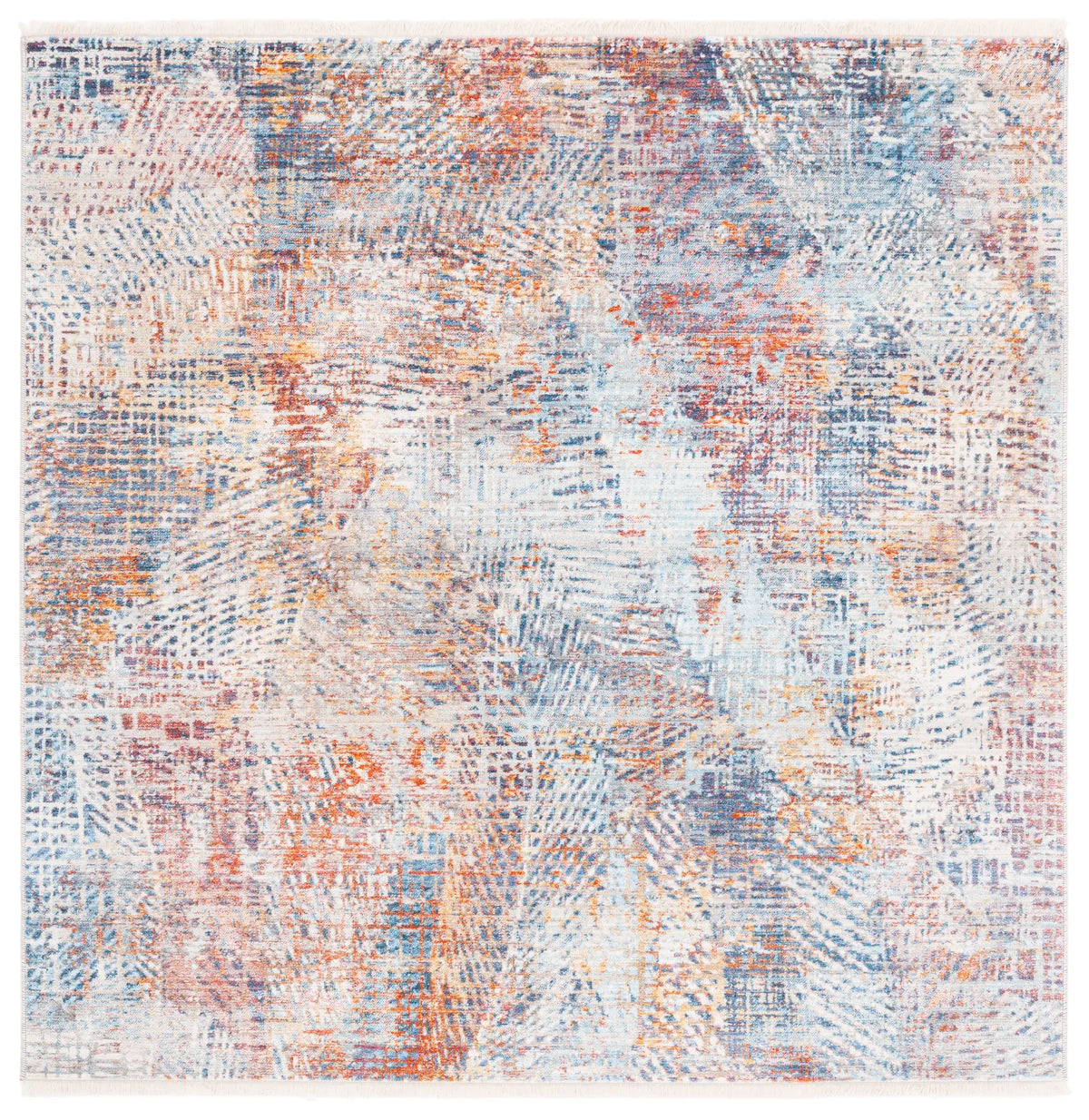 Safavieh Vintage Persian 5'-0" x 5'-0" Rug in Blue / Rust