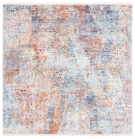 Safavieh Vintage Persian 5'-0" x 5'-0" Rug in Blue / Rust