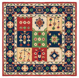 Safavieh Heritage 6'-0" x 6'-0" Rug in Green / Red