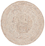 Safavieh Metro 6'-0" x 6'-0" Rug in Ivory / Rust