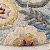 Safavieh Bellagio 6'-0" x 6'-0" Rug in Grey / Pink