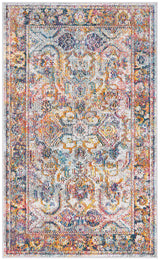 Safavieh Crystal 3'-0" x 5'-0" Rug in Light Blue / Orange