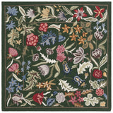 Safavieh Chelsea 5'-6" x 5'-6" Rug in Green / Pink