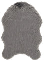 Safavieh Faux Sheep Skin 2'-0" x 3'-0" Rug in Grey