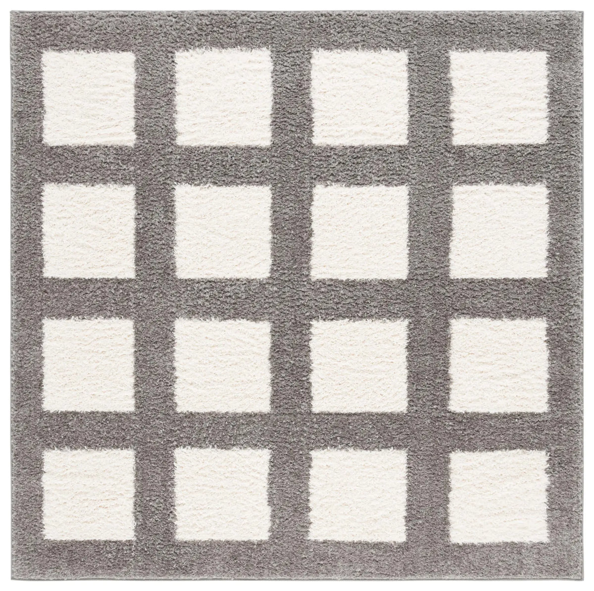 Safavieh Norway 6'-7" x 6'-7" Rug in Grey / Ivory