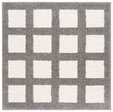Safavieh Norway 6'-7" x 6'-7" Rug in Grey / Ivory