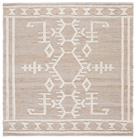 Safavieh Natural Fiber 6'-0" x 6'-0" Rug in Natural / Ivory