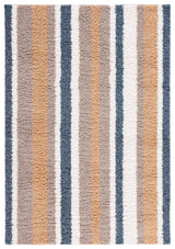 Safavieh Calico Shag 4'-0" x 6'-0" Rug in Taupe / Ivory