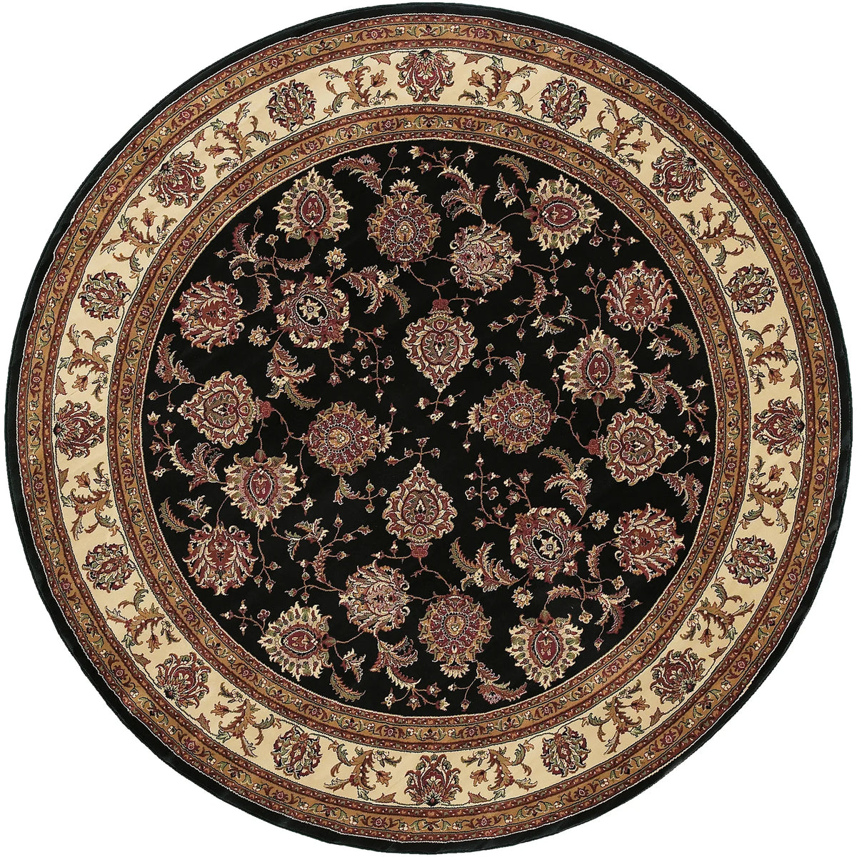Oriental Weavers Sphinx Ariana 117d3 Brown / Ivory Rugs - main flat