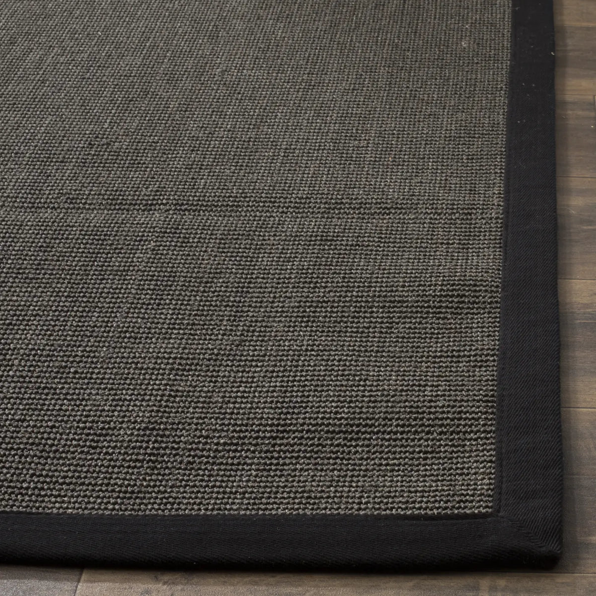 Safavieh Natural Fiber 4'-0" x 6'-0" Rug in Charcoal / Charcoal