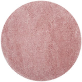 Safavieh Polar Shag 5'-1" x 5'-1" Rug in Light Pink