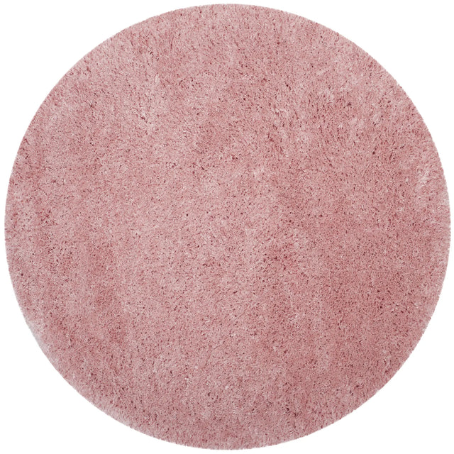 Safavieh Polar Shag 5'-1" x 5'-1" Rug in Light Pink