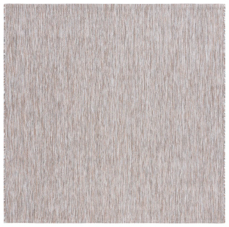 Safavieh Courtyard 6'-7" x 6'-7" Rug in Ivory / Beige Grey
