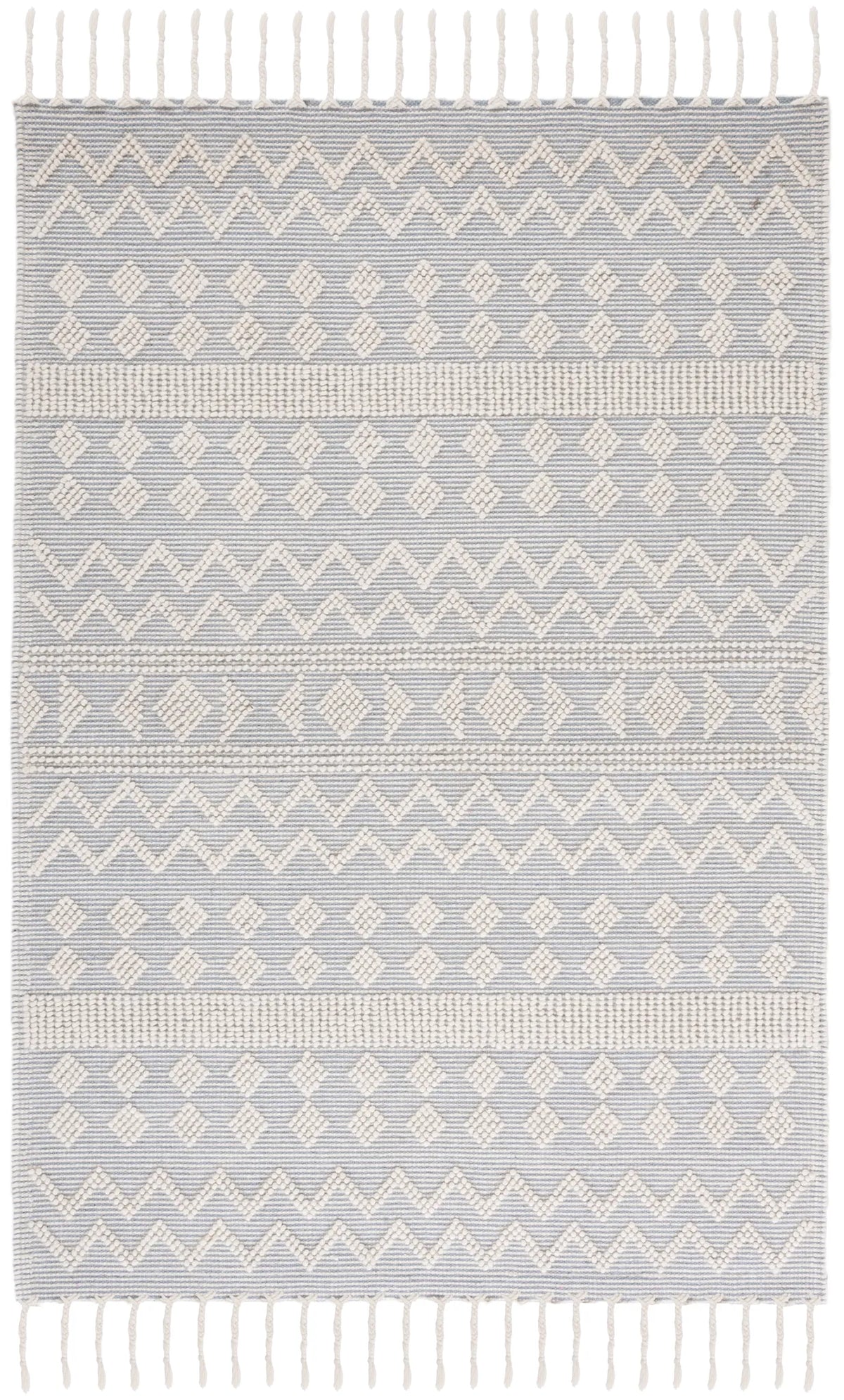 Safavieh Natura 4'-0" x 6'-0" Rug in Ivory / Light Blue