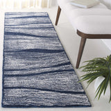 Safavieh Metro 2'-3" x 8'-0" Rug in Navy / Ivory