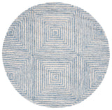 Safavieh Metro 6'-0" x 6'-0" Rug in Light Blue / Ivory