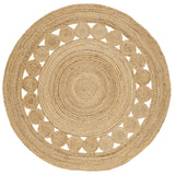 Safavieh Natural Fiber 3'-0" x 3'-0" Rug in Natural