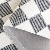 Safavieh Ebony 4'-0" x 6'-0" Rug in Black / Ivory