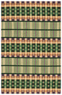 Safavieh Metro 4'-0" x 6'-0" Rug in Green / Gold