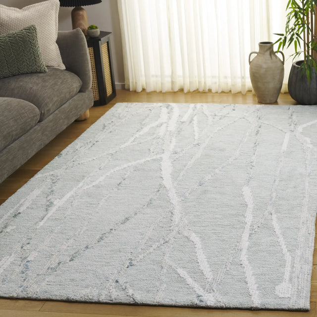 Safavieh Harvest 4'-0" x 6'-0" Rug in Sage / Ivory