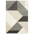 Oriental Weavers Sphinx Raylan Ray07 Ivory/ Black Rug - main flat