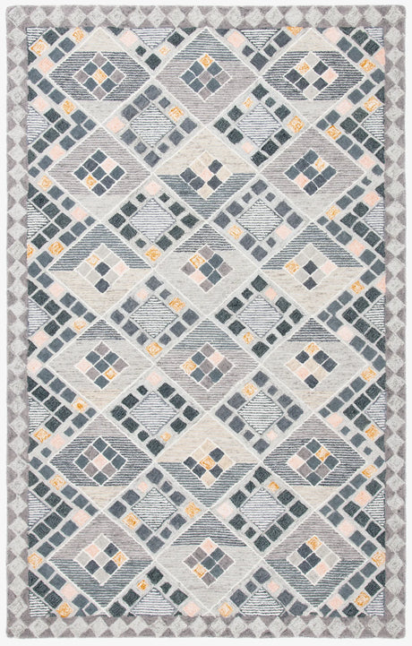 Safavieh Soho 4'-0" x 6'-0" Rug in Grey / Gold