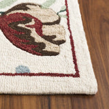 Safavieh Blossom 4'-0" x 6'-0" Rug in Ivory / Blue