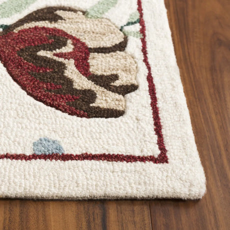 Safavieh Blossom 4'-0" x 6'-0" Rug in Ivory / Blue