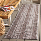 Safavieh Courtyard 2'-3" x 8'-0" Rug in Light Beige / Light Brown
