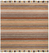 Safavieh Montauk 6'-0" x 6'-0" Rug in Brown / Multi