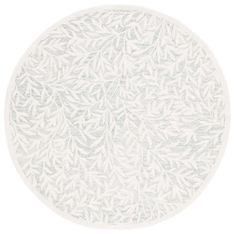 Safavieh Jardin 6'-0" x 6'-0" Rug in Light Grey / Ivory
