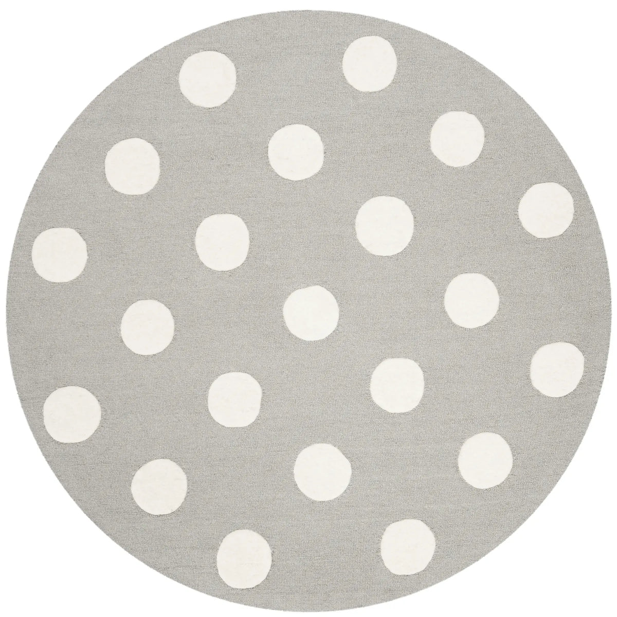 Safavieh Safavieh Kids 5'-0" x 5'-0" Rug in Grey / Ivory