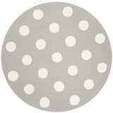 Safavieh Safavieh Kids 5'-0" x 5'-0" Rug in Grey / Ivory