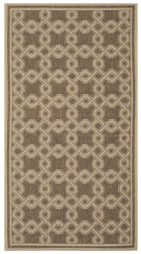 Safavieh Martha Stewart 2'-7" x 5'-0" Rug in Brown / Creme