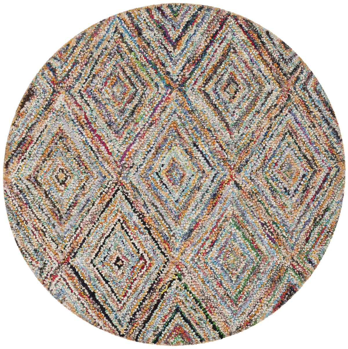 Safavieh Nantucket 4'-0" x 4'-0" Rug in Multi