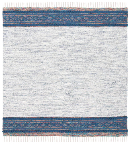 Safavieh Montauk 6'-0" x 6'-0" Rug in Navy / Beige