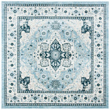 Safavieh Isabella 6'-7" x 6'-7" Rug in Light Blue / Cream