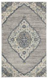 Safavieh Madison 3'-0" x 5'-0" Rug in Light Grey / Blue