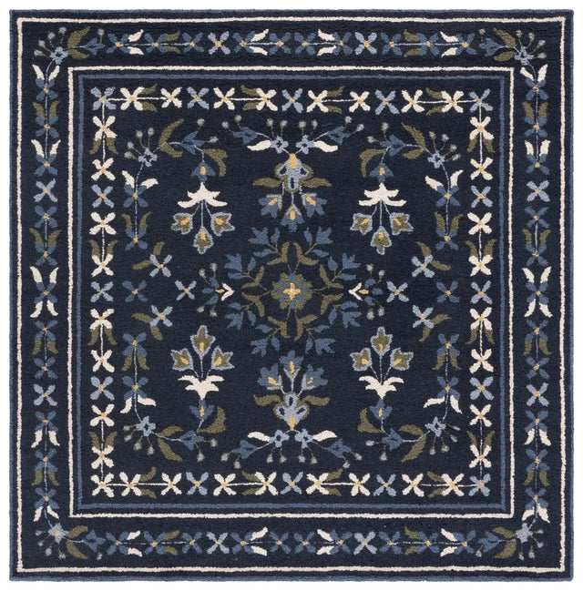 Safavieh Martha Stewart 6'-0" x 6'-0" Rug in Navy / Ivory