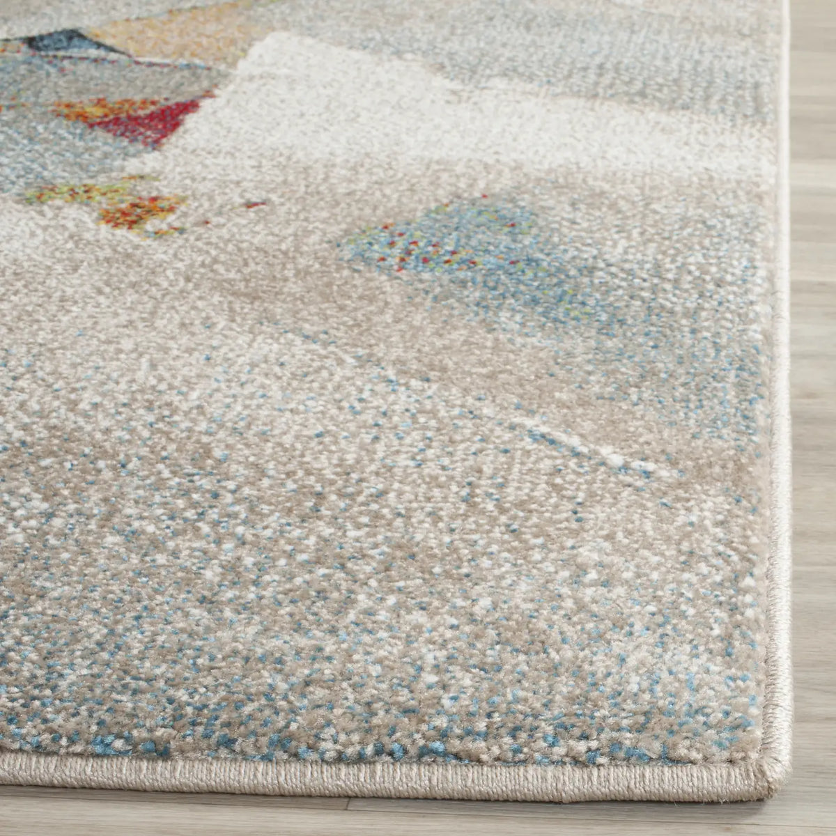 Safavieh Porcello 4'-0" x 6'-0" Rug in Grey / Multi