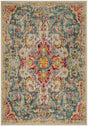 Safavieh Phoenix 100 4'-0" x 6'-0" Rug in Blue / Yellow