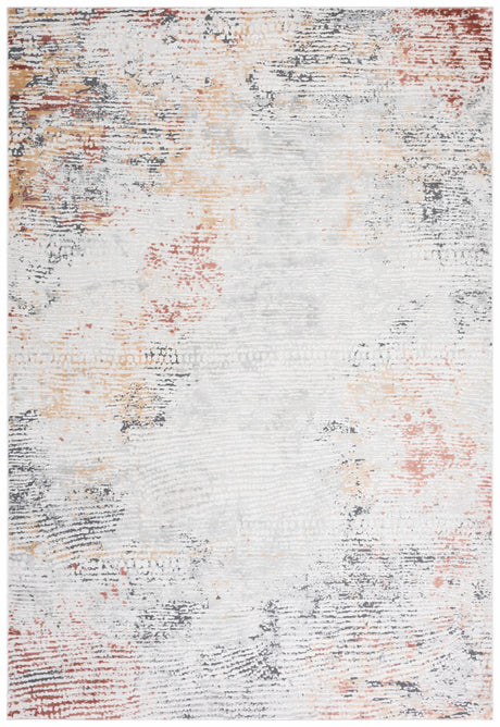 Safavieh Vogue 4'-0" x 6'-0" Rug in Beige / Blue Rust