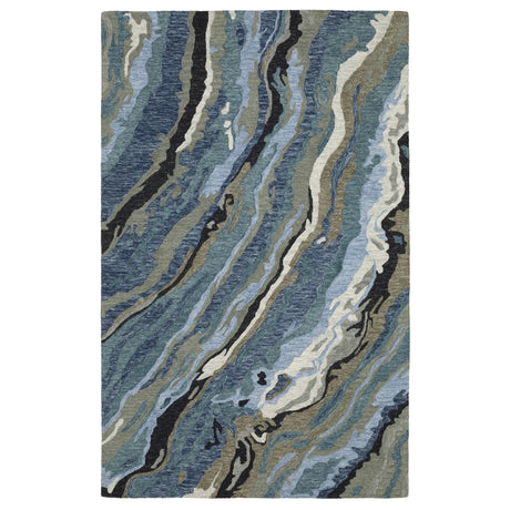 Oriental Weavers Sphinx Kipton KIP03 Blue Rugs - main flat