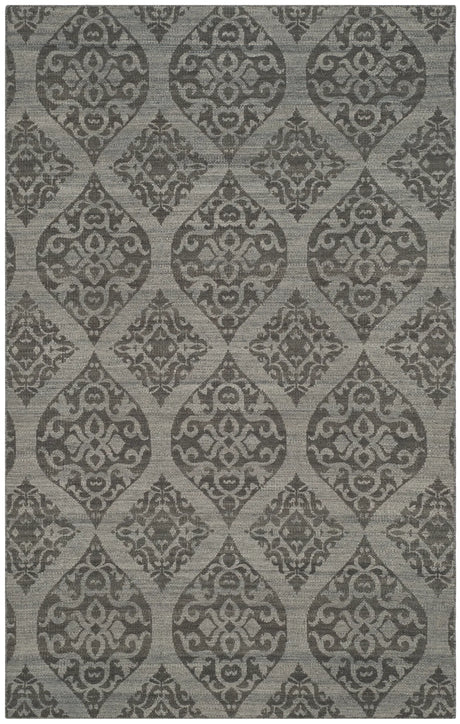 Safavieh Kilim 5'-0" x 8'-0" Rug in Grey / Dark Grey