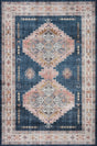 Loloi Heidi Hei-03 Denim/Blush Rugs - main flat