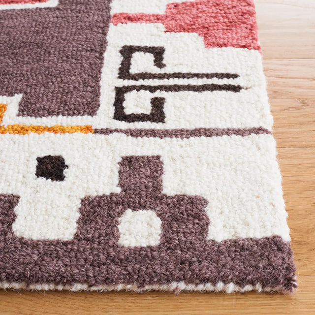 Safavieh Rodeo Drive 4'-0" x 6'-0" Rug in Black / Rust