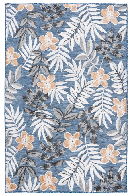 Safavieh Cabana 4'-0" x 6'-0" Rug in Blue / Grey